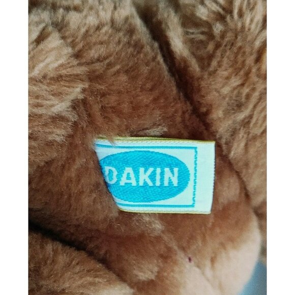 Dakin Teddy  Bear Vintage Plush Jointed 1981 Stuffed Vintage Stuff Animal - Picture 3 of 3